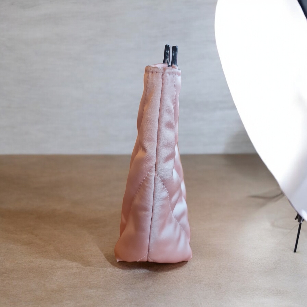 Victoria's Secret Elegant Blush Pink Quilted Clutch Bag - Picture 7 of 10